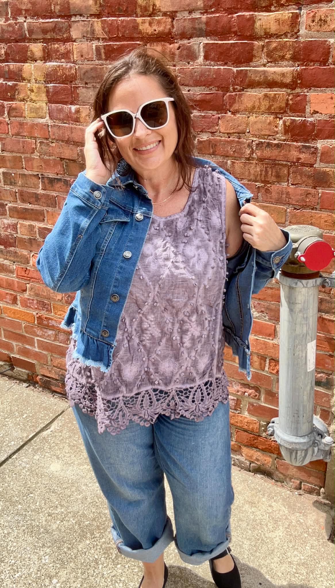 CASUAL CROCHET TANK TOP