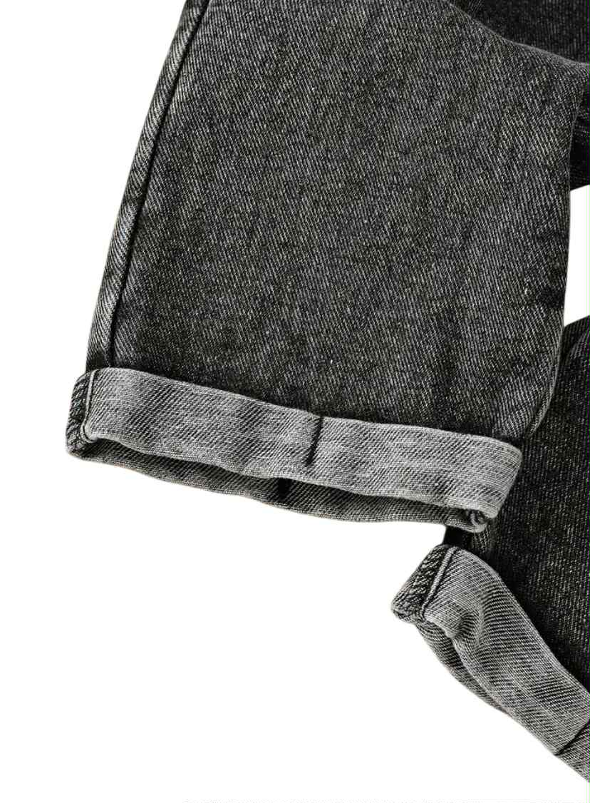 Black Denim Bibs