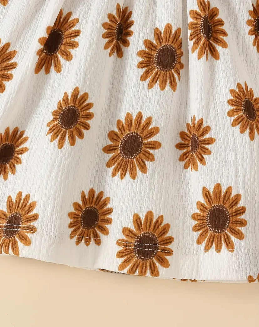 Brown Daisy 3pc Set