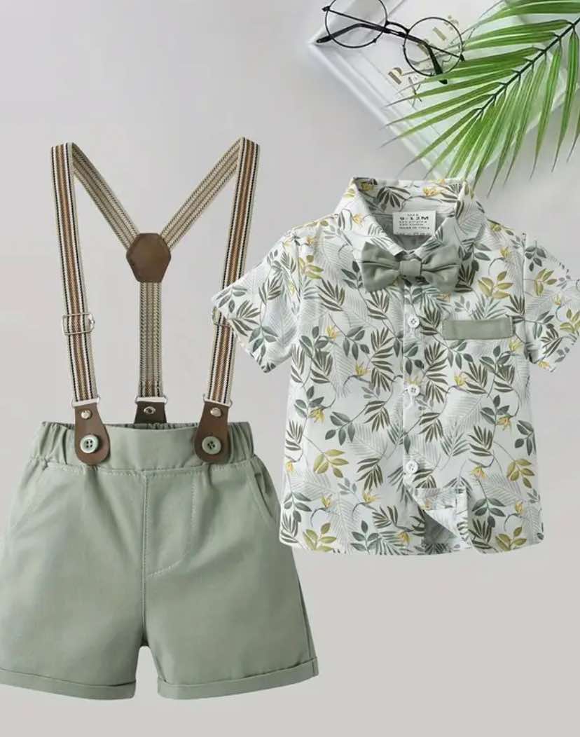 Palms Gentleman Suspender Set