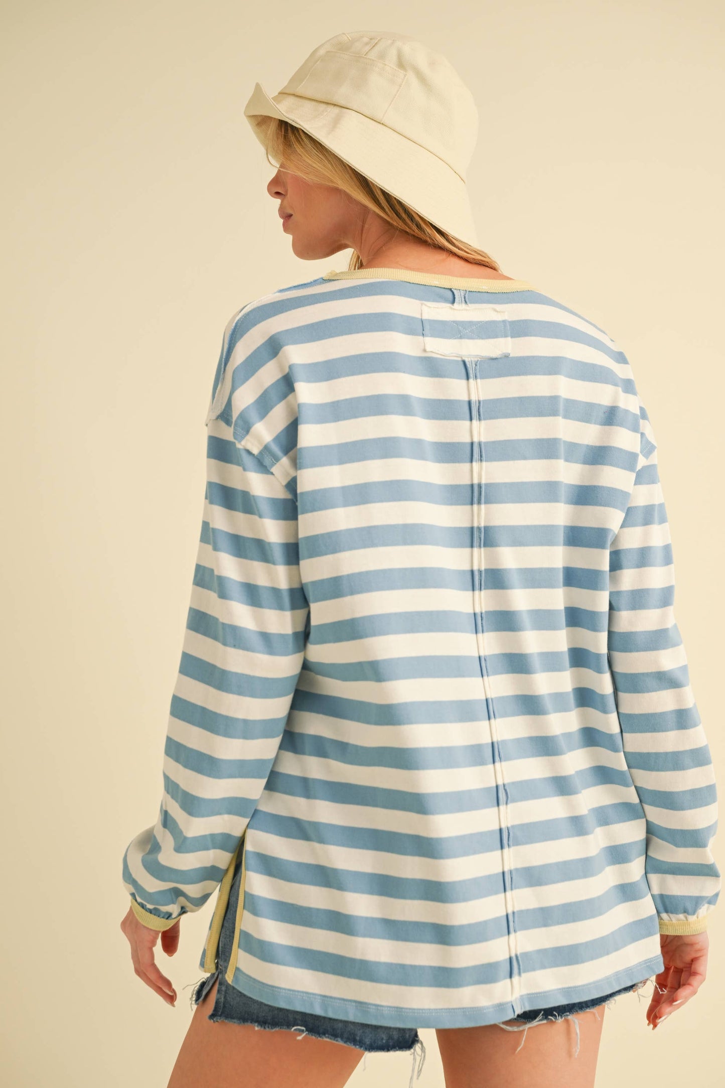 8433FN Onida Stripe Top