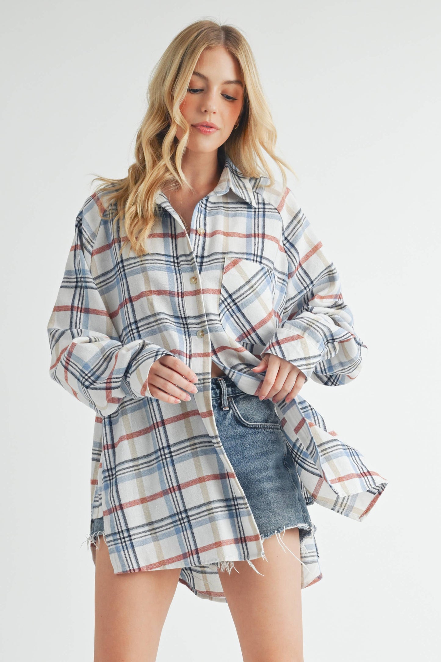 8375EN Abri Plaid Flannel Shirt