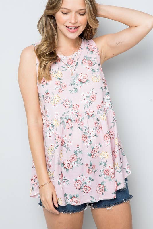 Sleeveless Babydoll Top