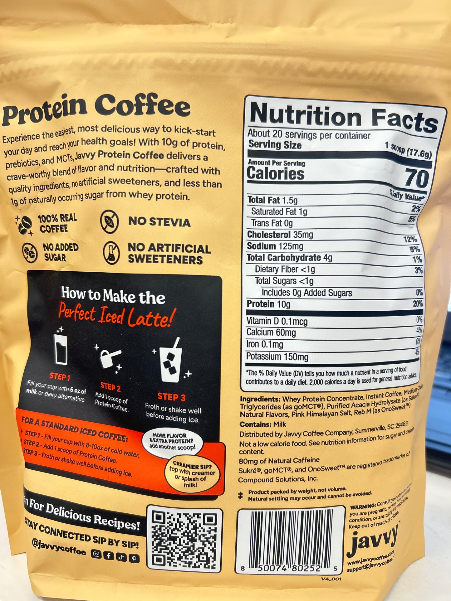 JAVVY - Butter Cookie Protein Coffee