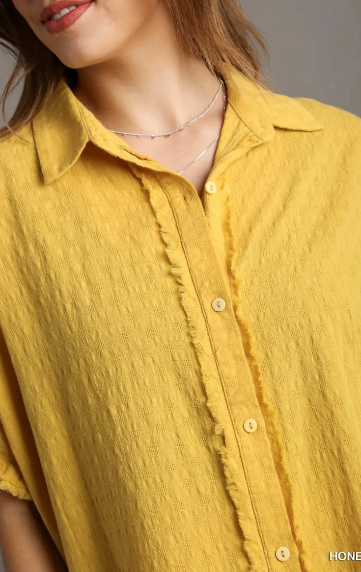 UMGEE Textured Cotton High Low