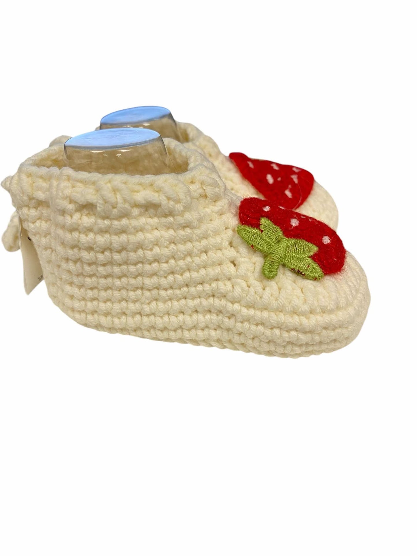 Strawberry Embroidery Bowknot