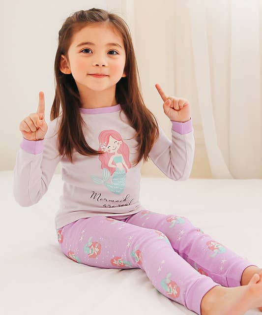 Snug Sea-Maid Cotton Long Sleeve PJs