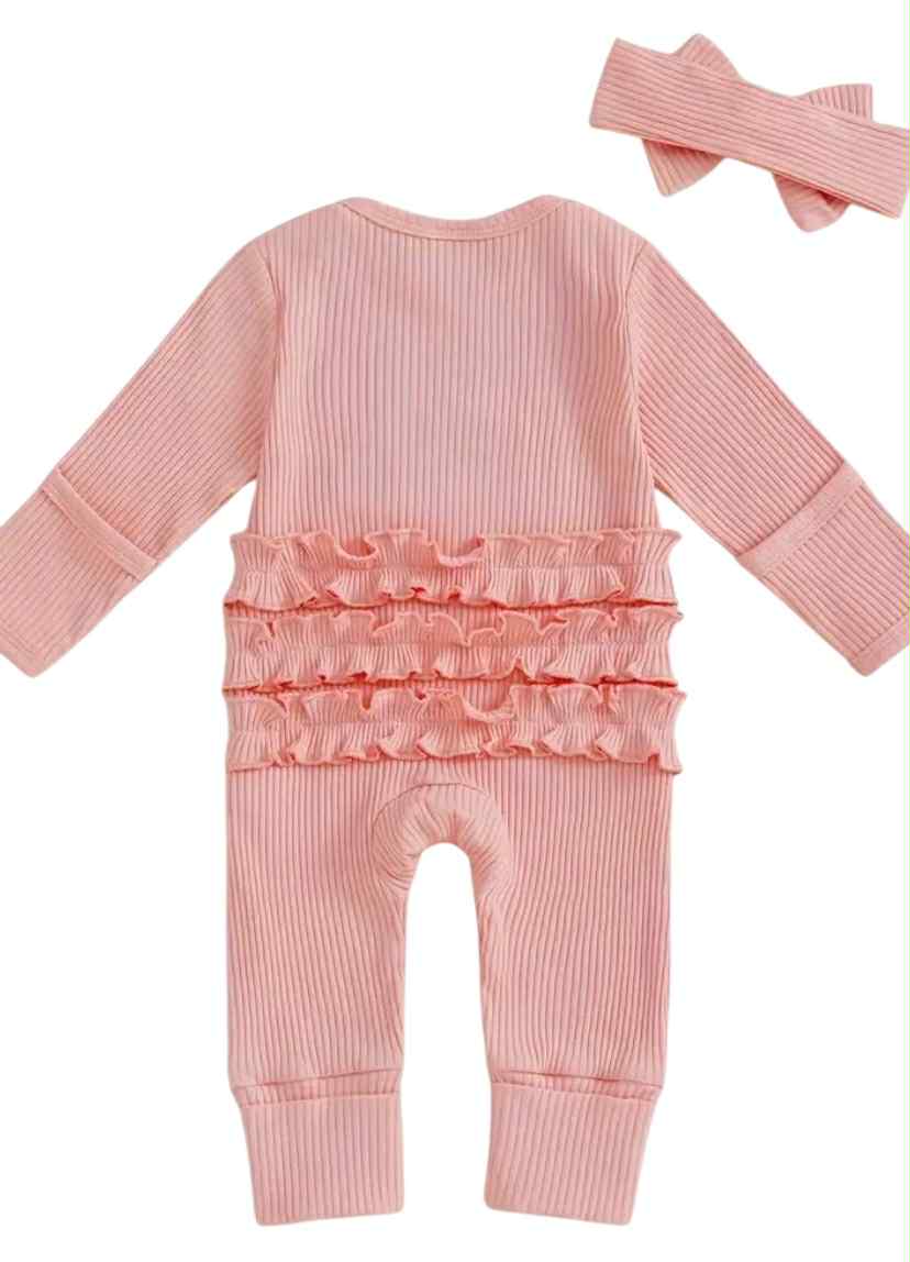 Ruffle Butt with Headband