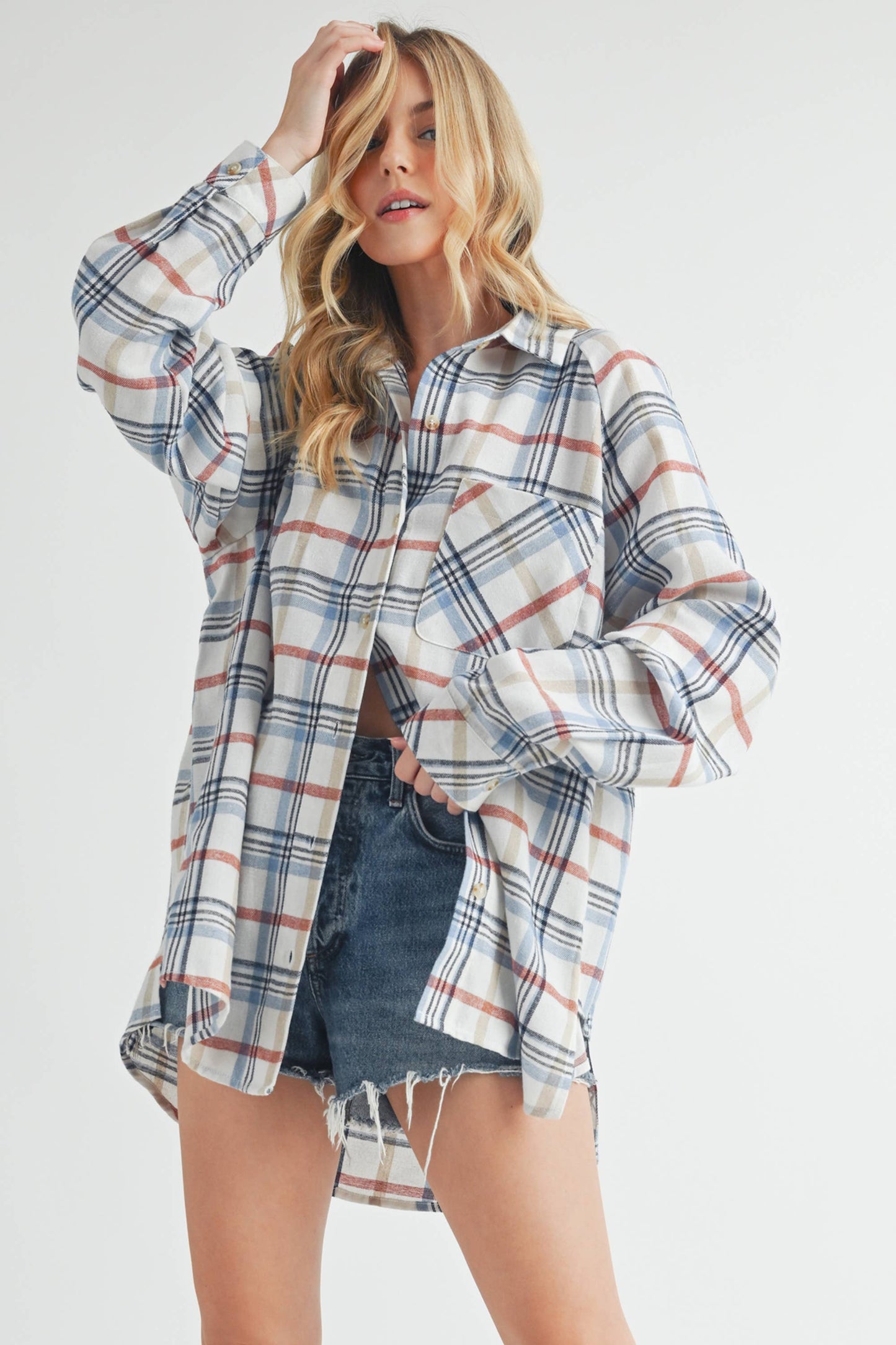 8375EN Abri Plaid Flannel Shirt
