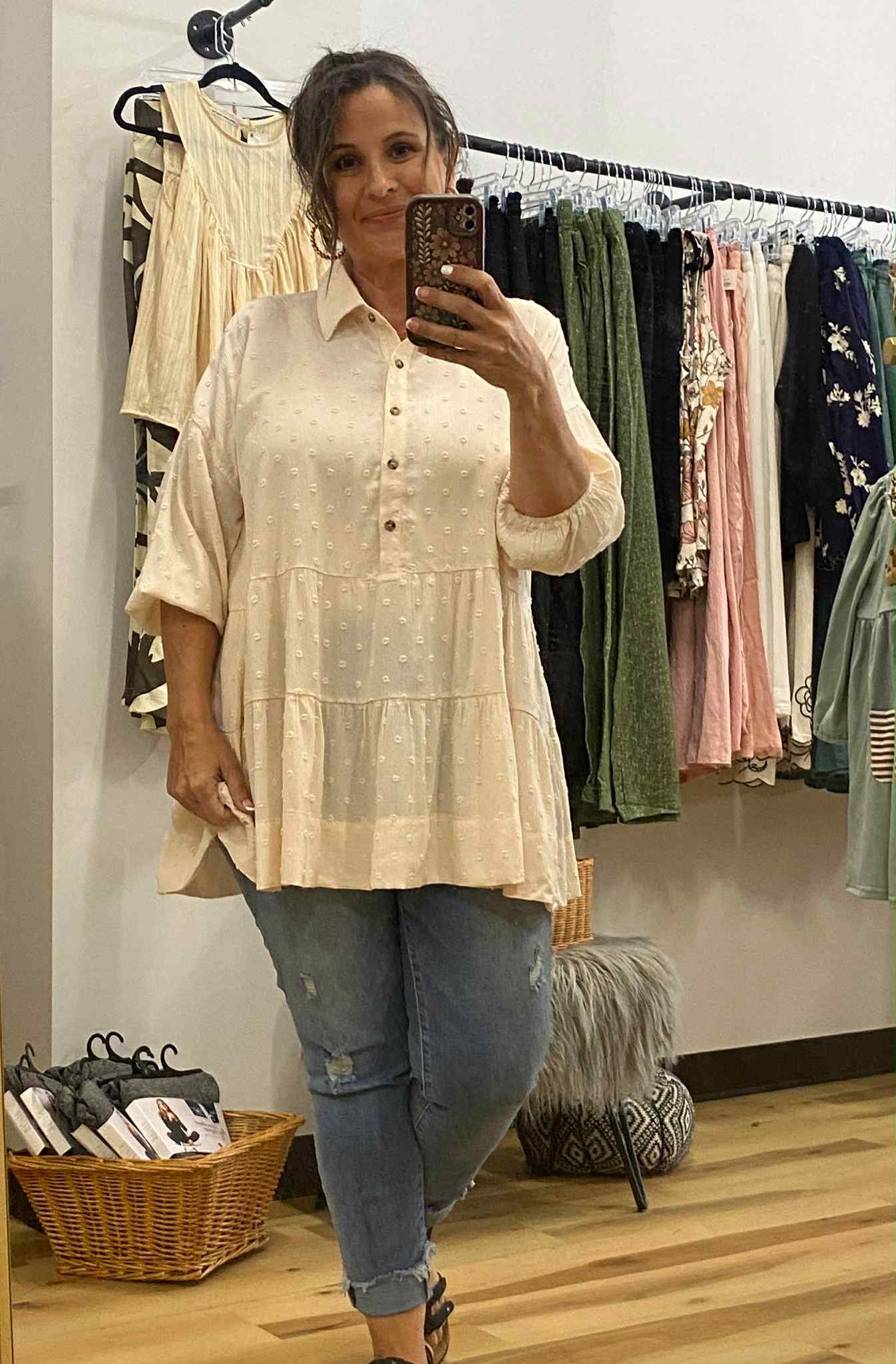 Dotted Breeze Tunic