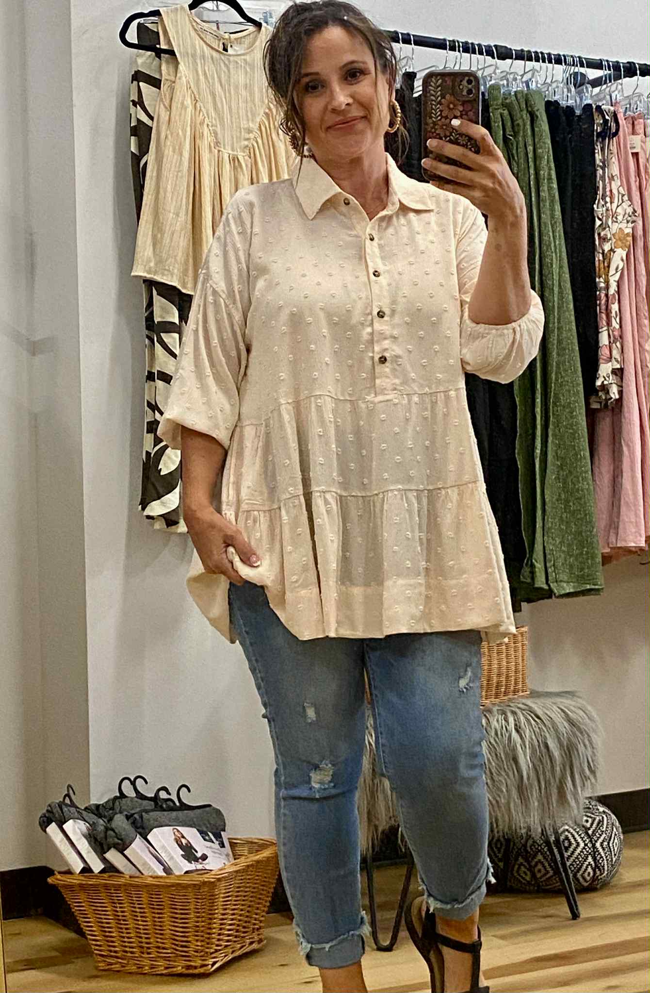 Dotted Breeze Tunic