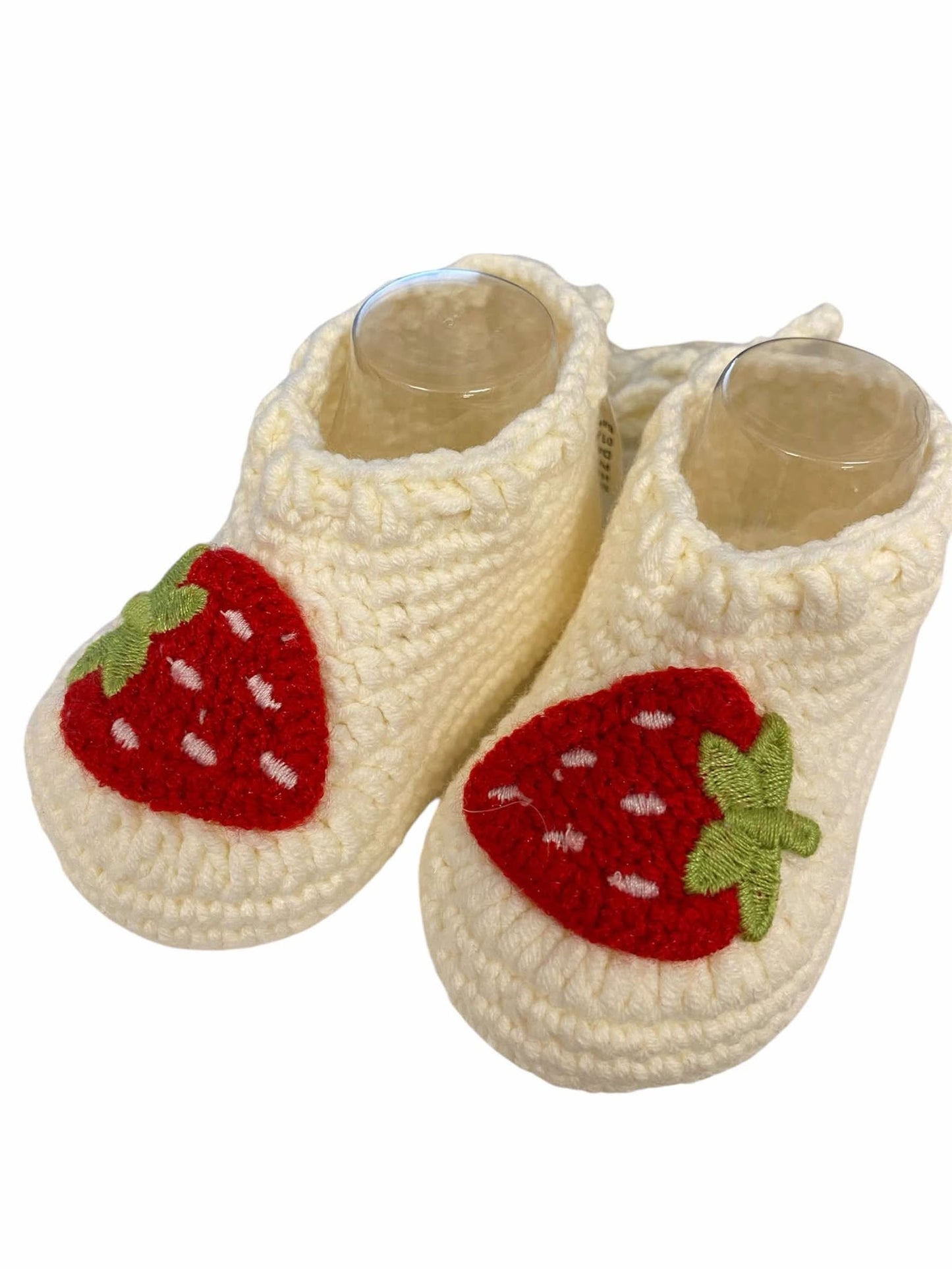 Strawberry Embroidery Bowknot