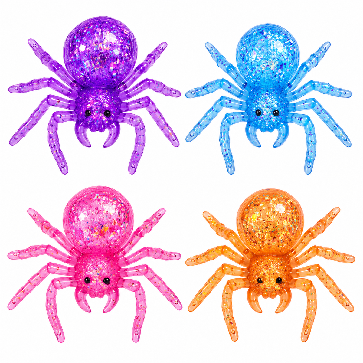 GLITTER SUGAR SPIDER SQUISHY