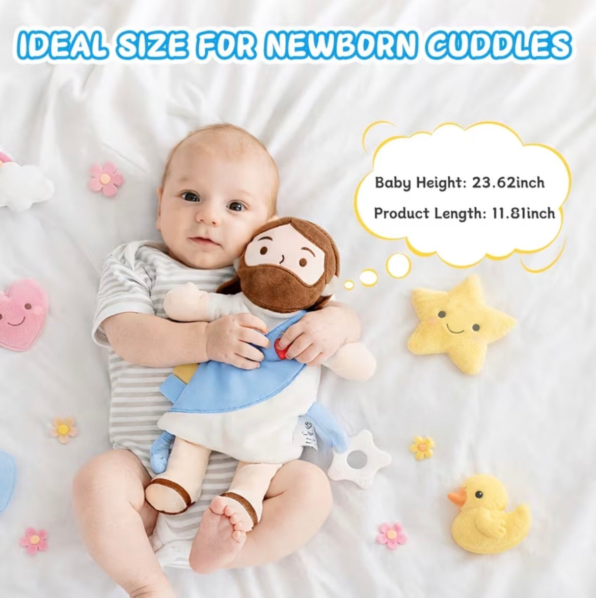 Jesus Teether Cuddle Buddy
