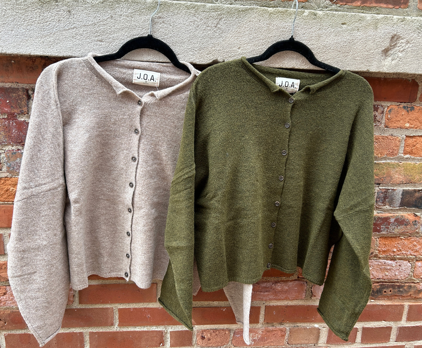 Lightweight button-down knit cardigan