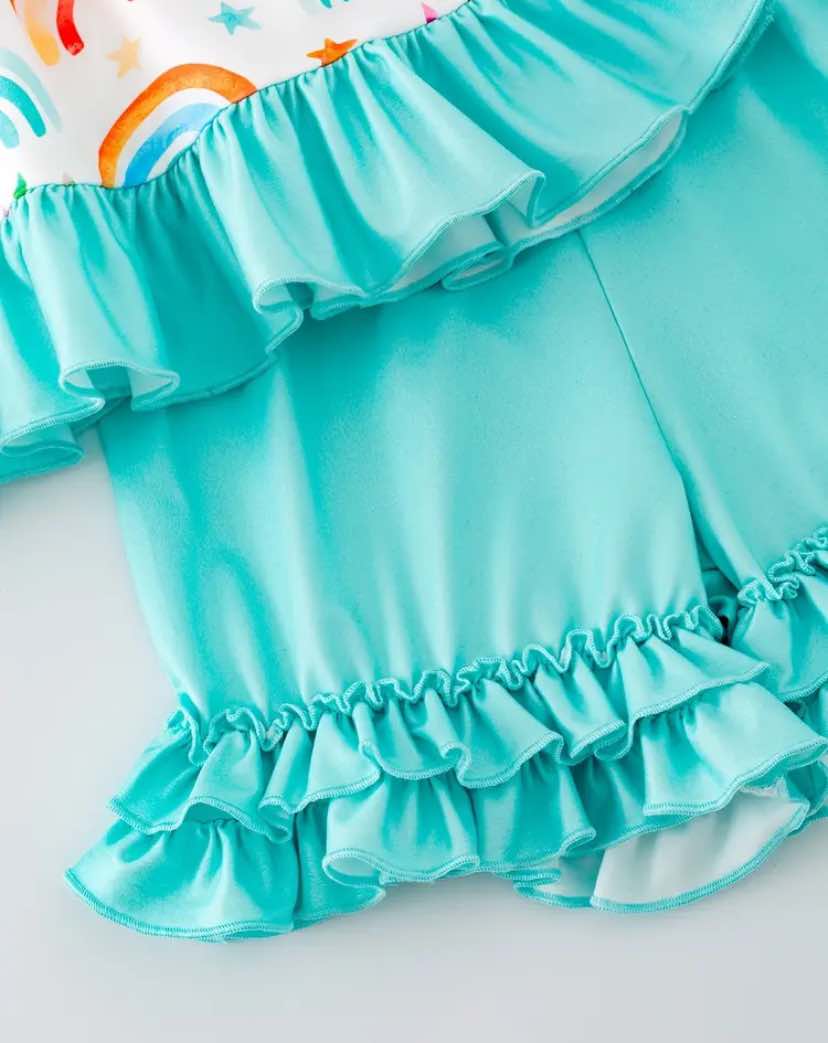 Sweet Rainbow Teal Set