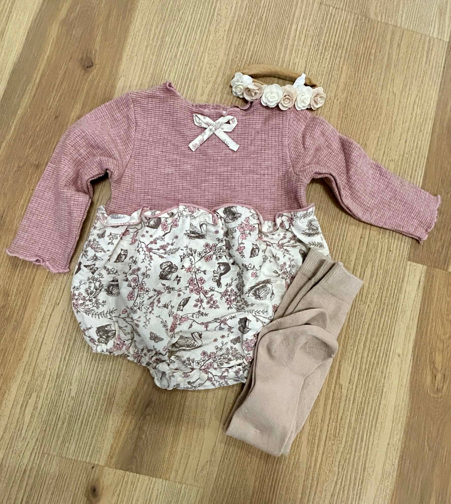 Rose Woodland Romper