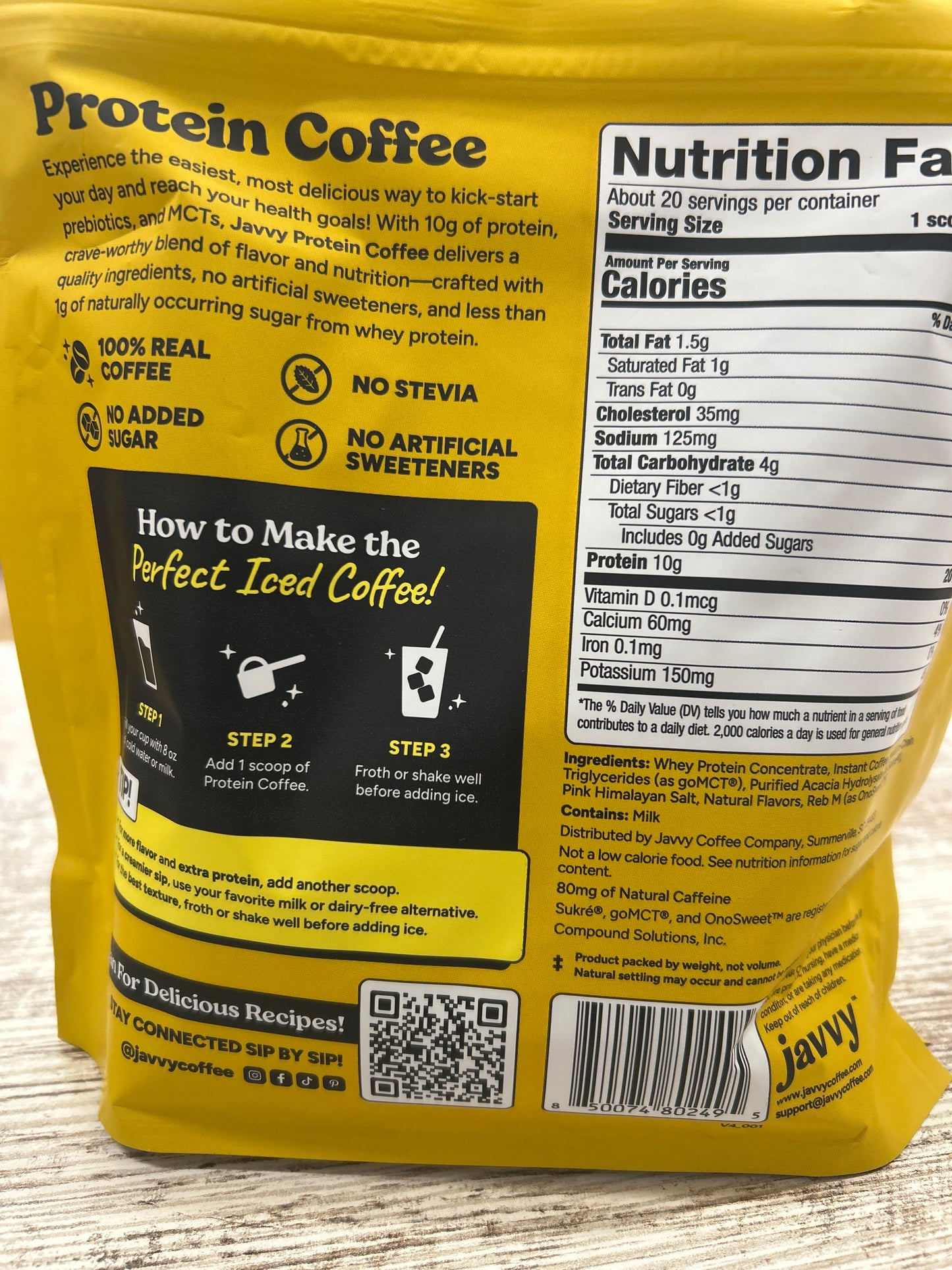 JAVVY - Banana Bread Protein Coffee