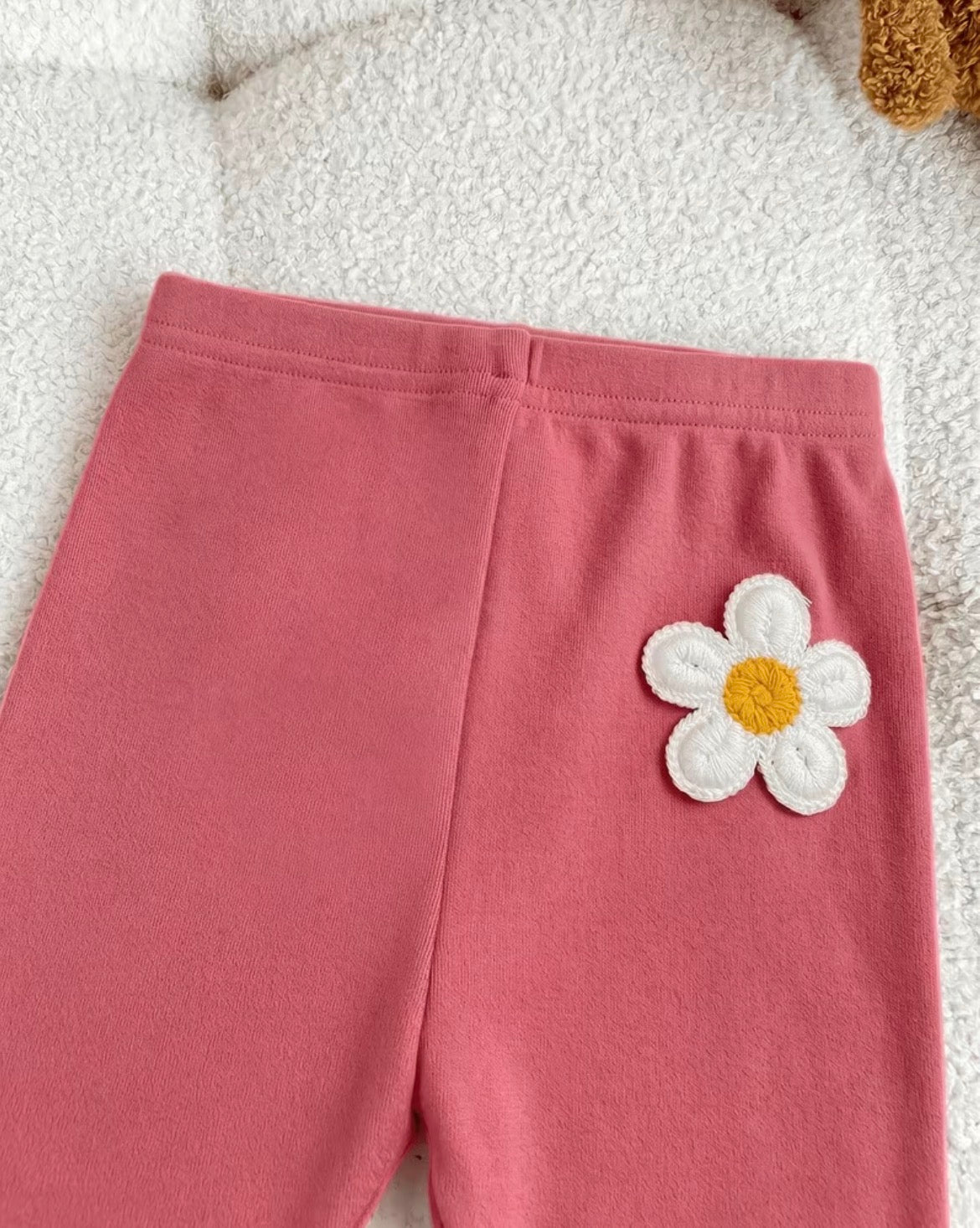 Knit Striped Flower Power