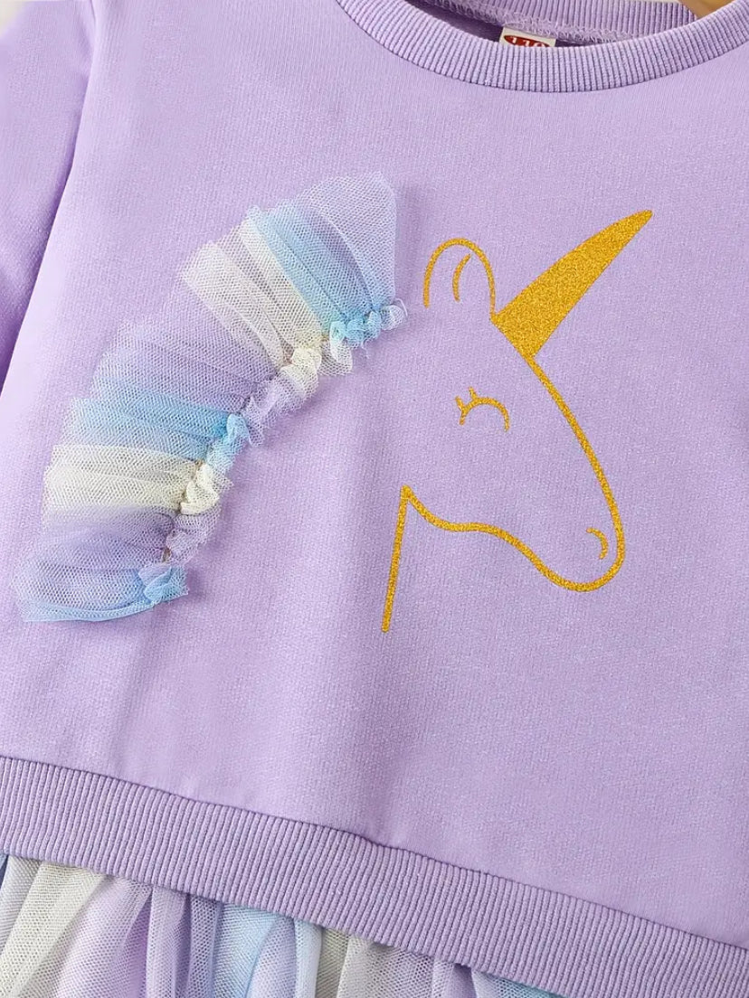 Unicorn Tutu One Piece Dress