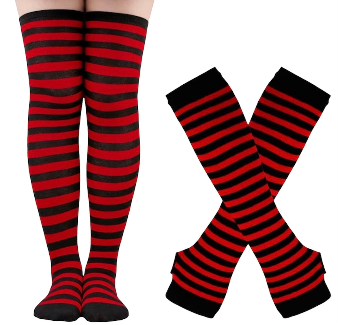 Red and Black Socks/Hand Warmers