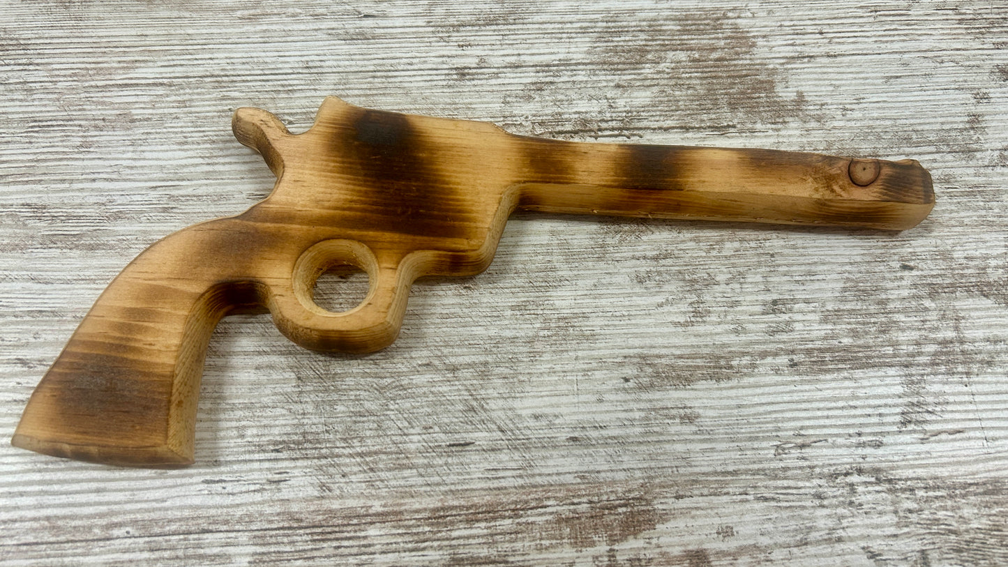 TOY Wooden Rubber Band Gun Toy-10.5 inches