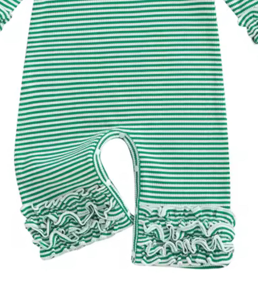 Striped Ruffle Jumpsuit