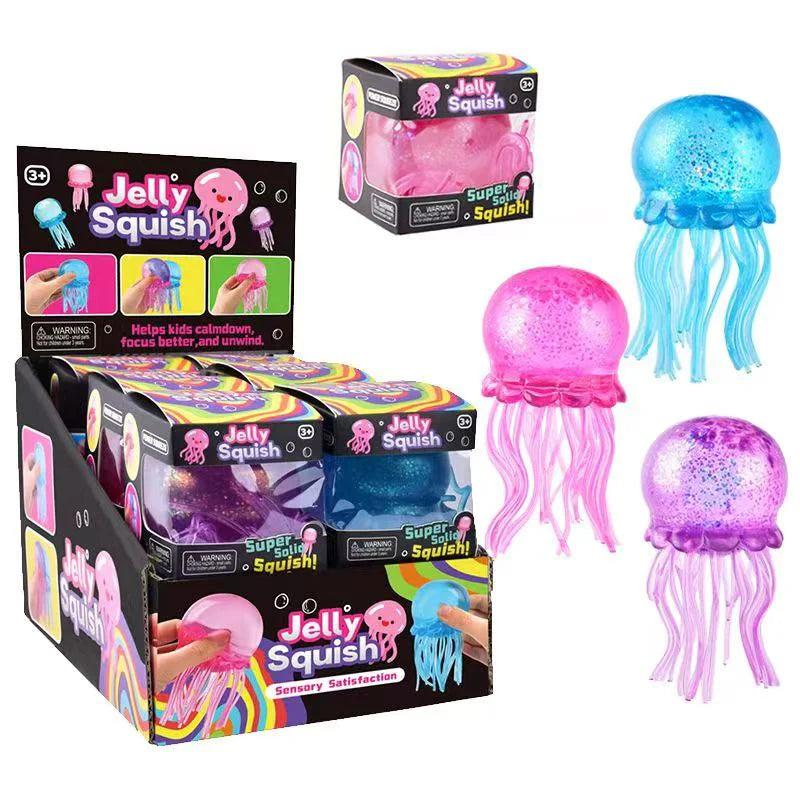 Sugar Squeeze Glitter Palm-Sized Jellyfish | A130