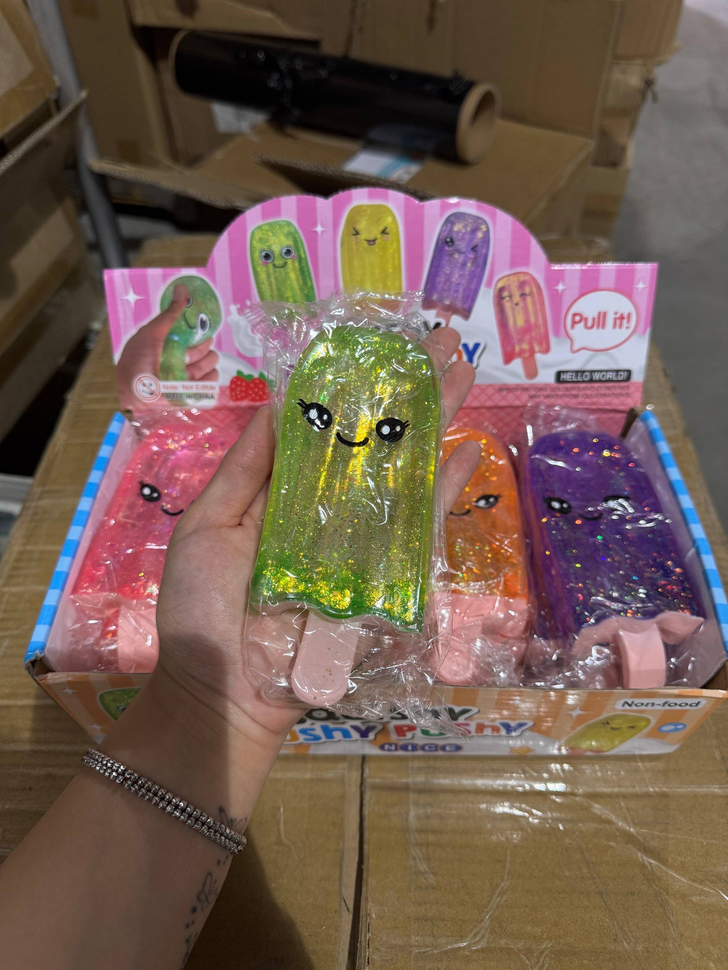 Sugar Squeeze Popsicle w/Face