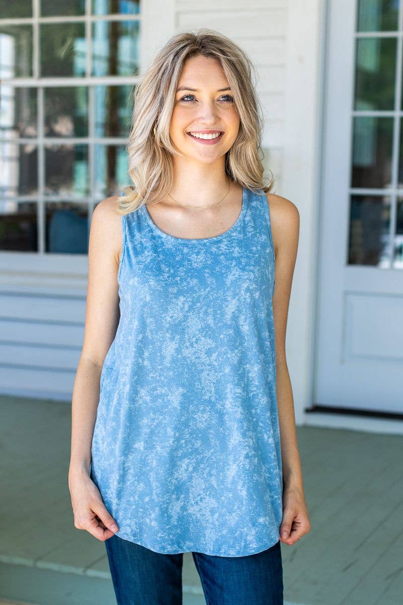 Acid Wash Tank Top