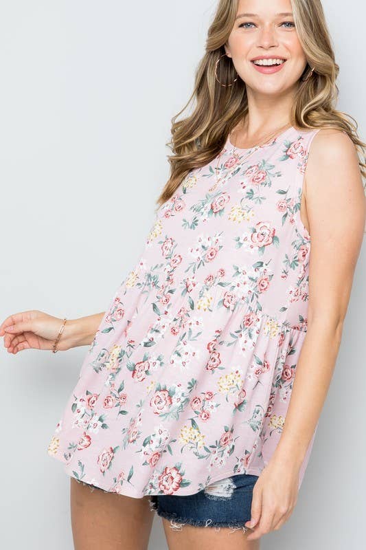 Sleeveless Babydoll Top