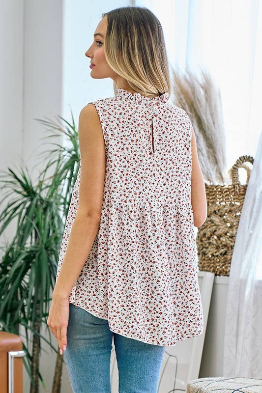 Kassandras mockneck tunic tank