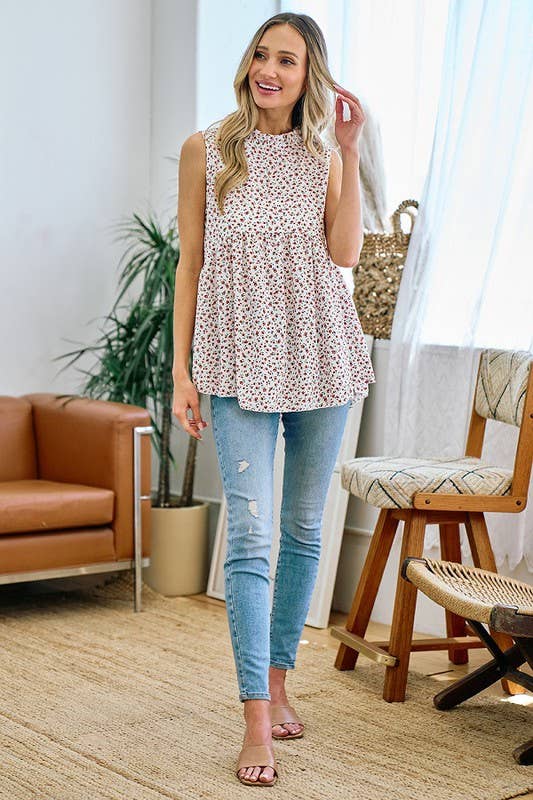 Kassandras mockneck tunic tank
