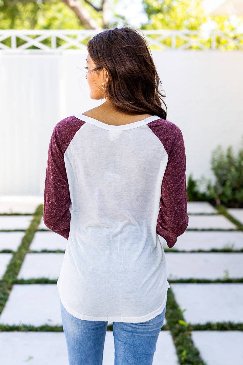 Blank Faded Raglan - 3 Colors
