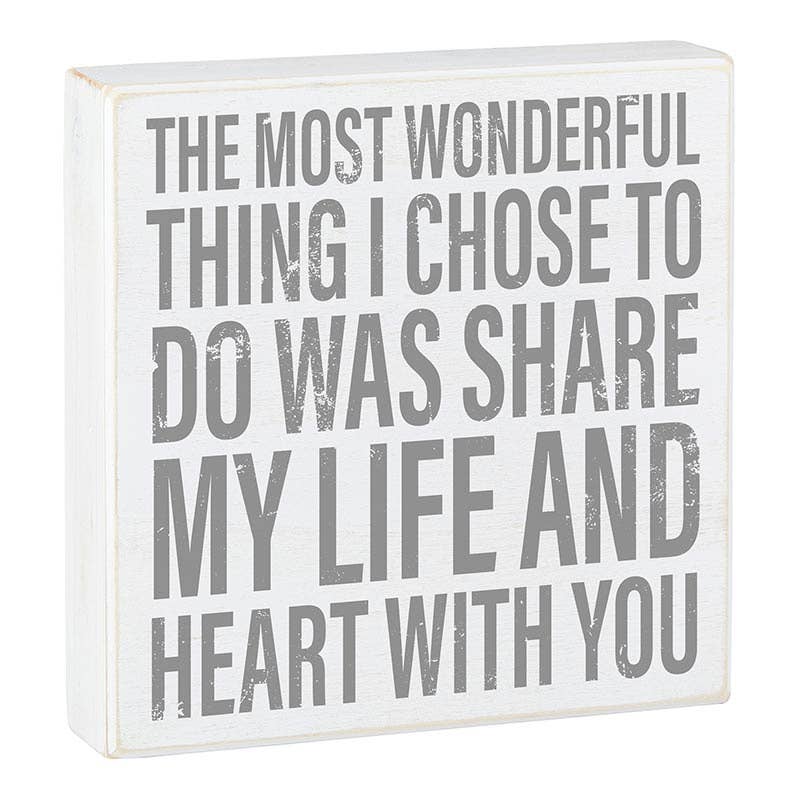 Box Sign - Wonderful