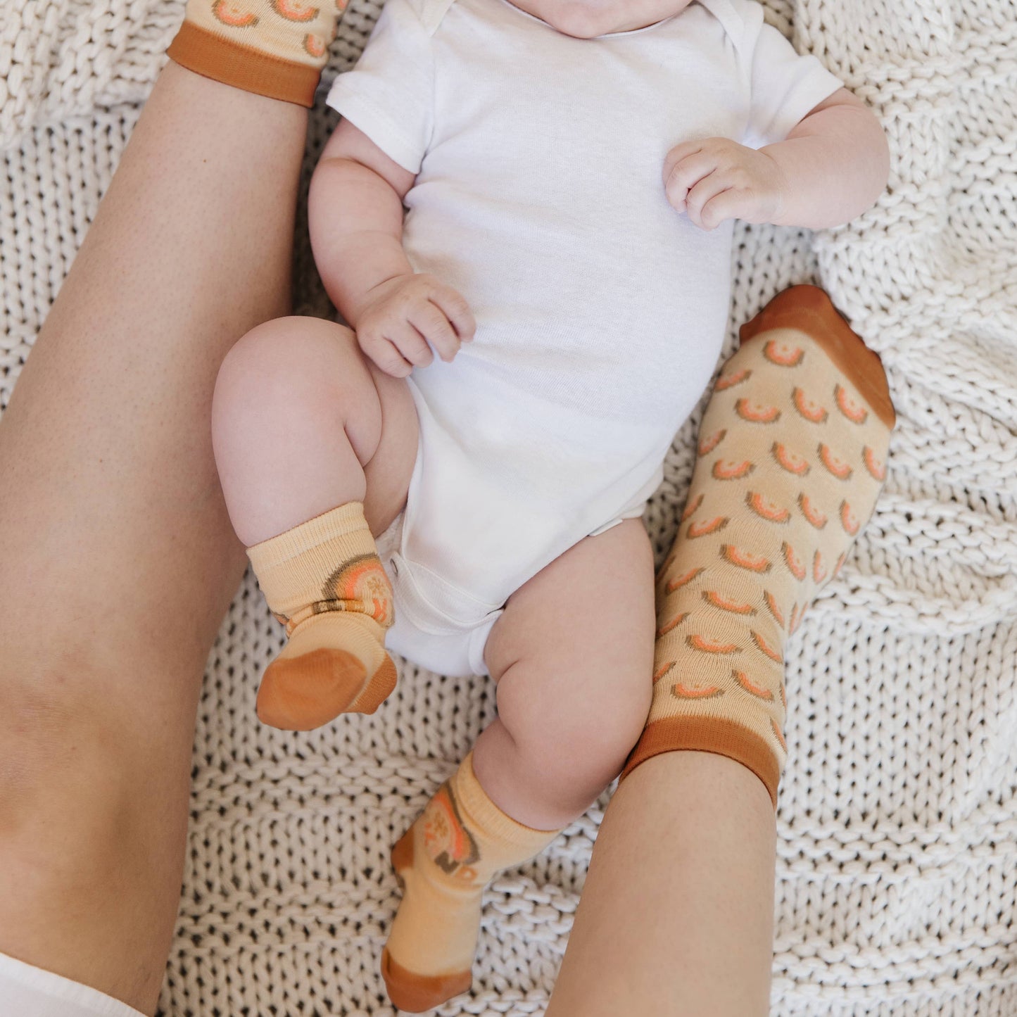 Mama & Me Socks Set Be Kind Rainbows