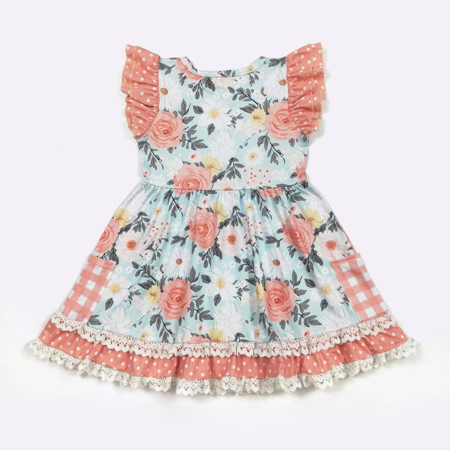 Seaside Blooms Girls Dress