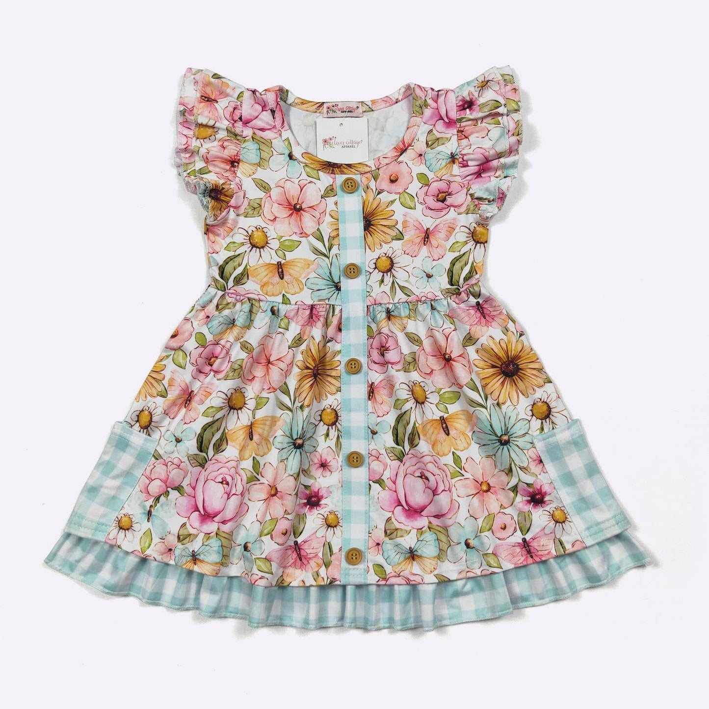 Butterfly Garden Baby Romper