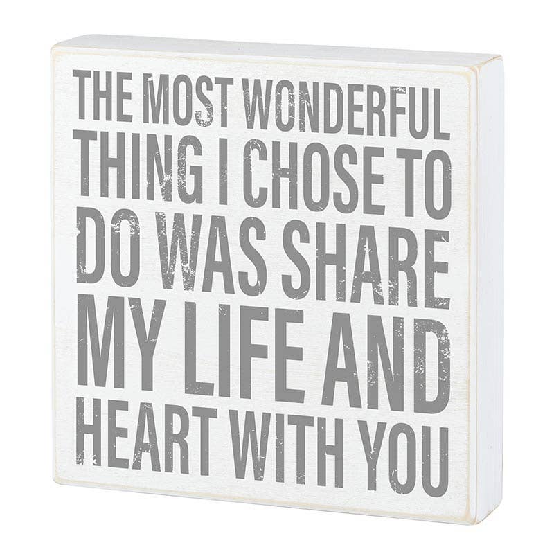 Box Sign - Wonderful