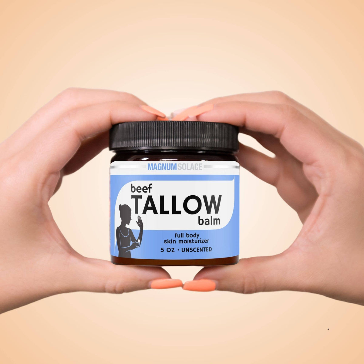 Beef Tallow Balm for Skin – Deep Moisture, 2 Ingredients