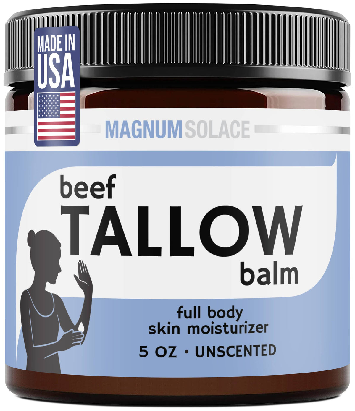 Beef Tallow Balm for Skin – Deep Moisture, 2 Ingredients
