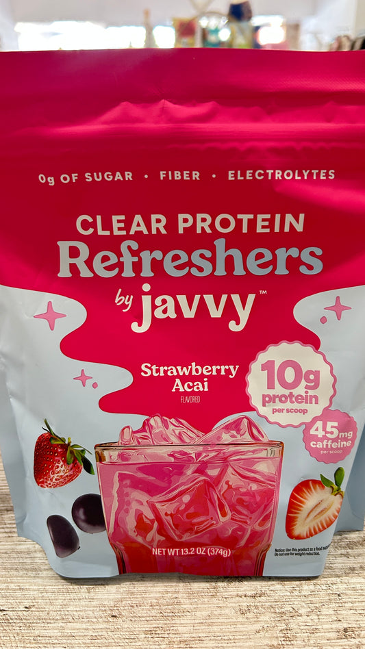JAVVY Strawberry Protein Refresher