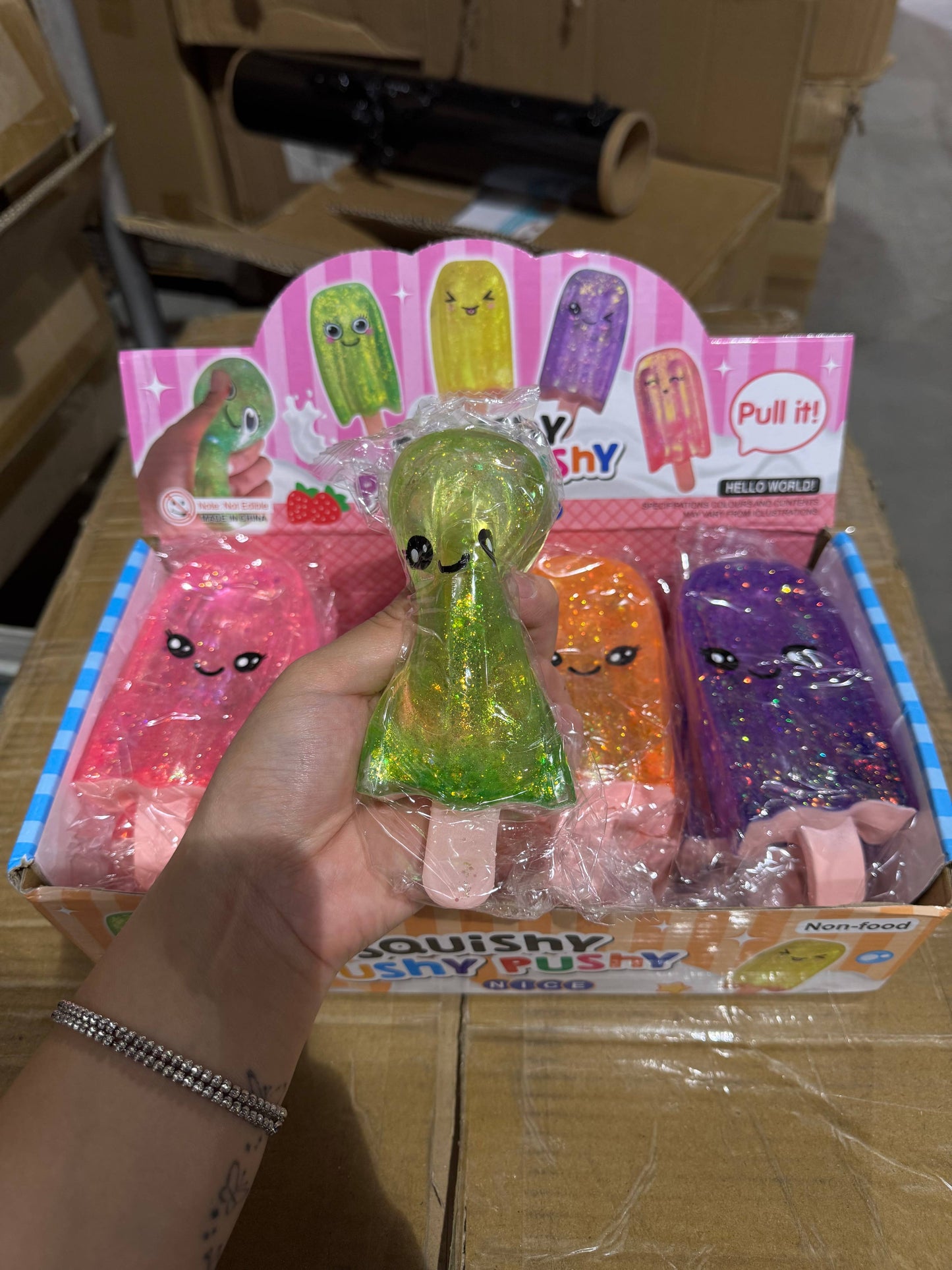 Sugar Squeeze Popsicle w/Face