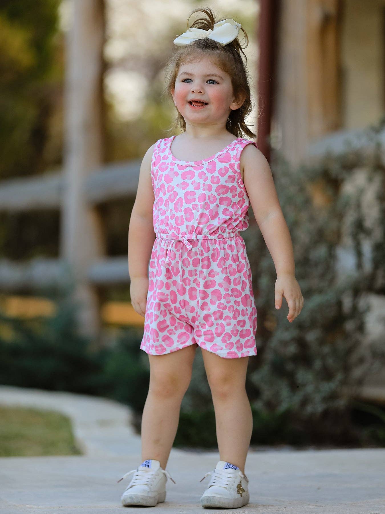 Leopard Striped Milk Silk 3-piece Jumpsuit Set