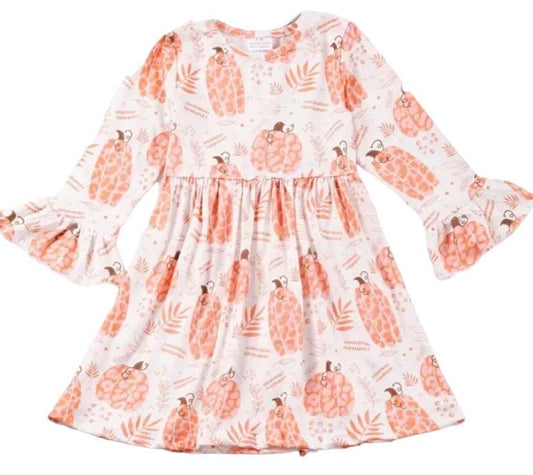 Peach Delight Pumpkin Dress