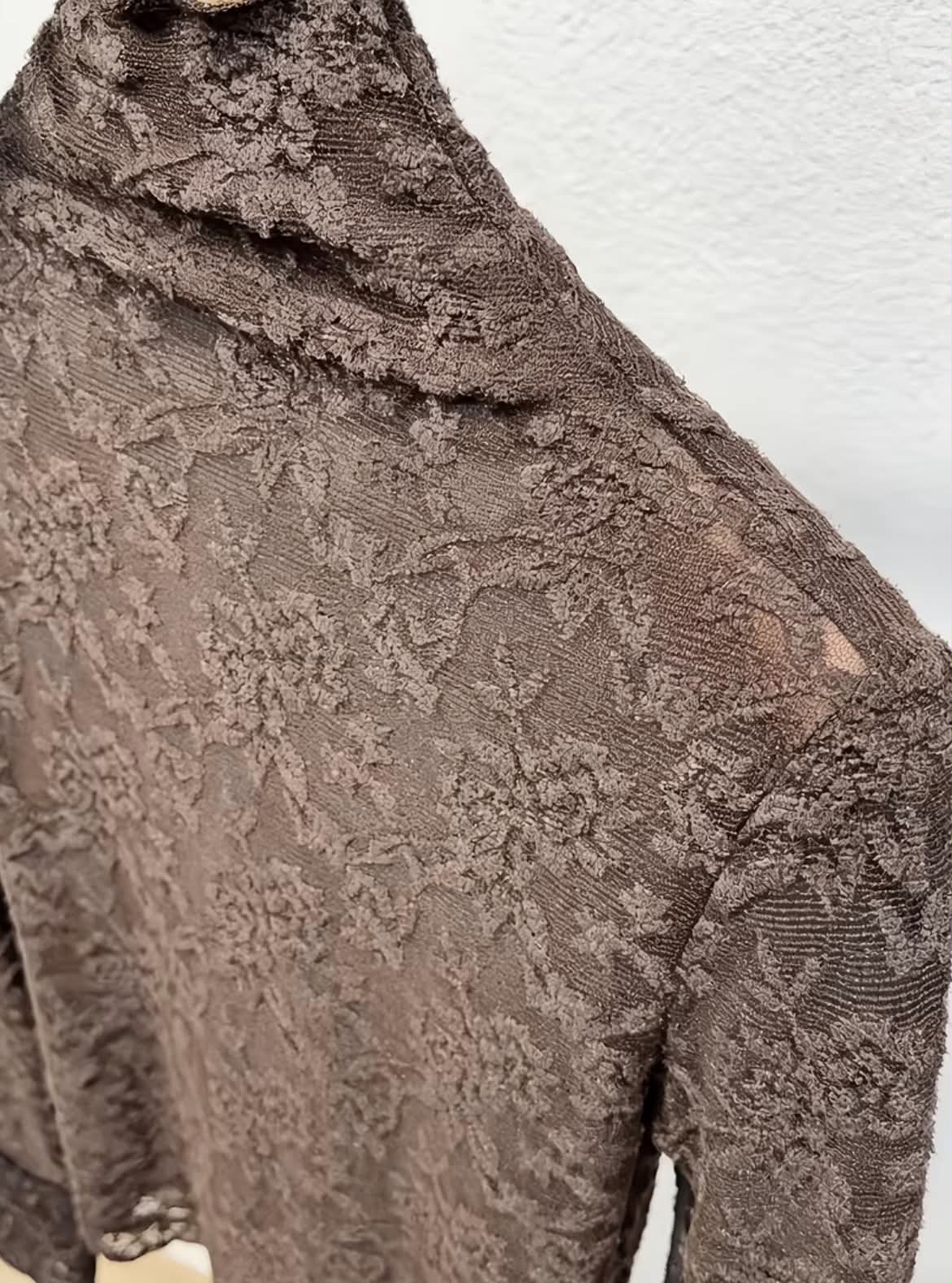 Lace Mock Neck