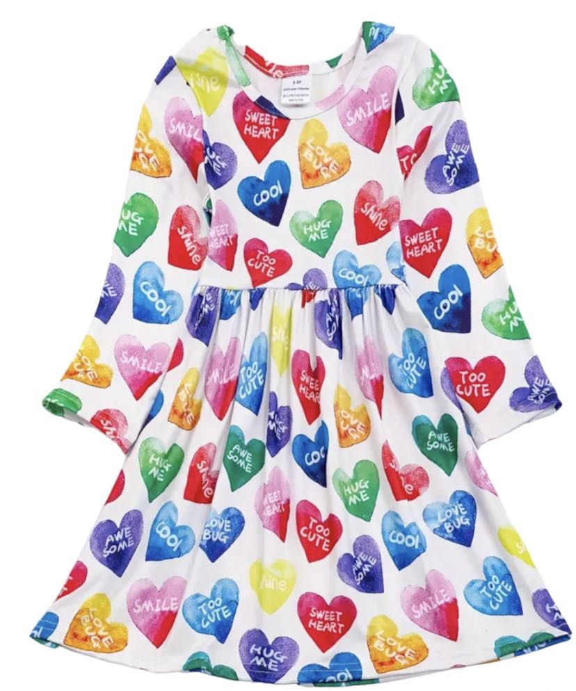 Candy Heart Valentines Dress