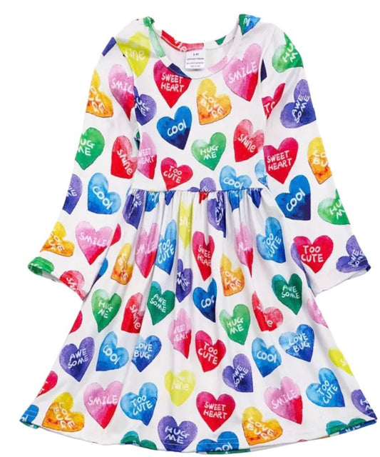 Candy Heart Valentines Dress