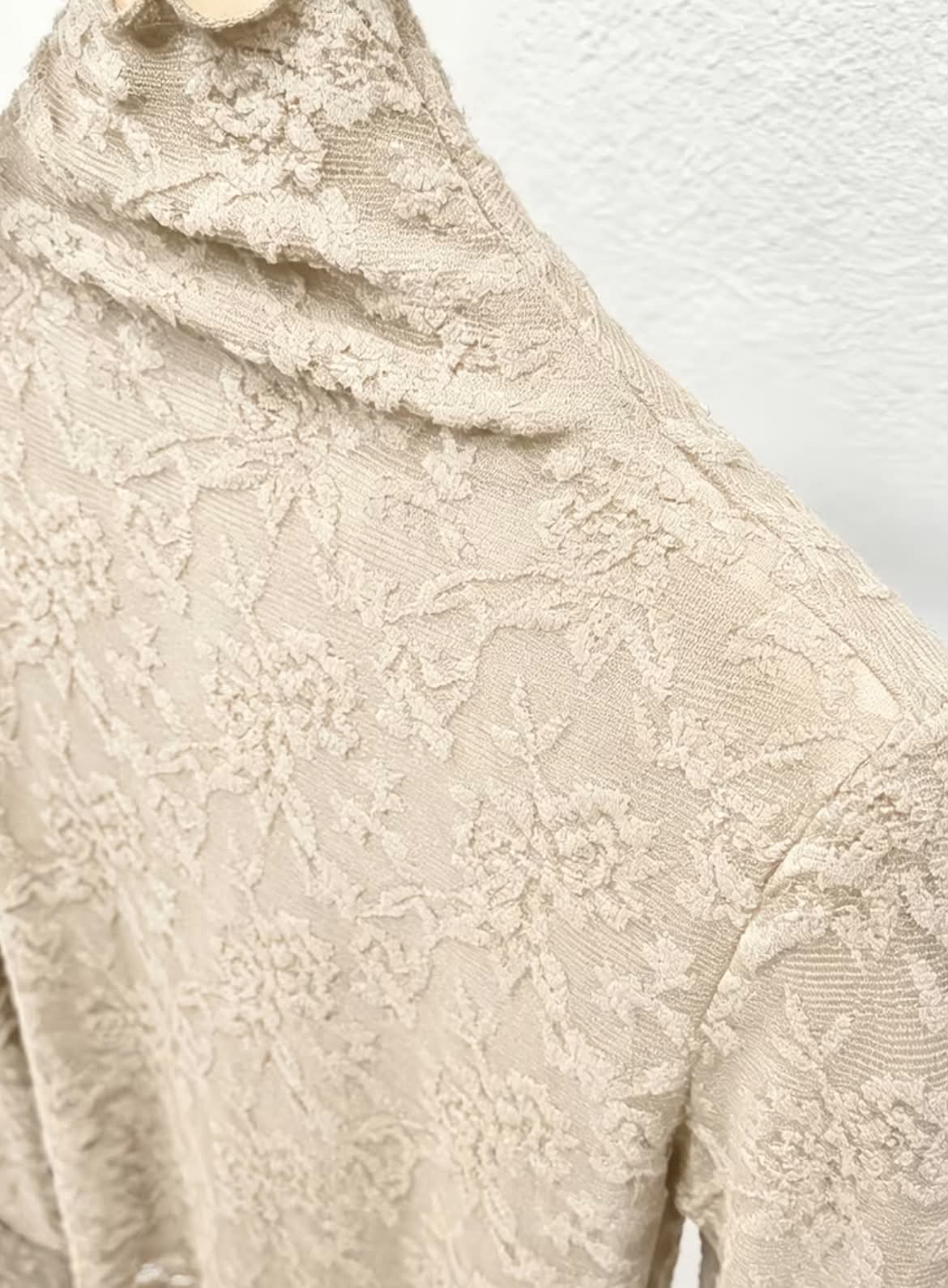 Lace Mock Neck