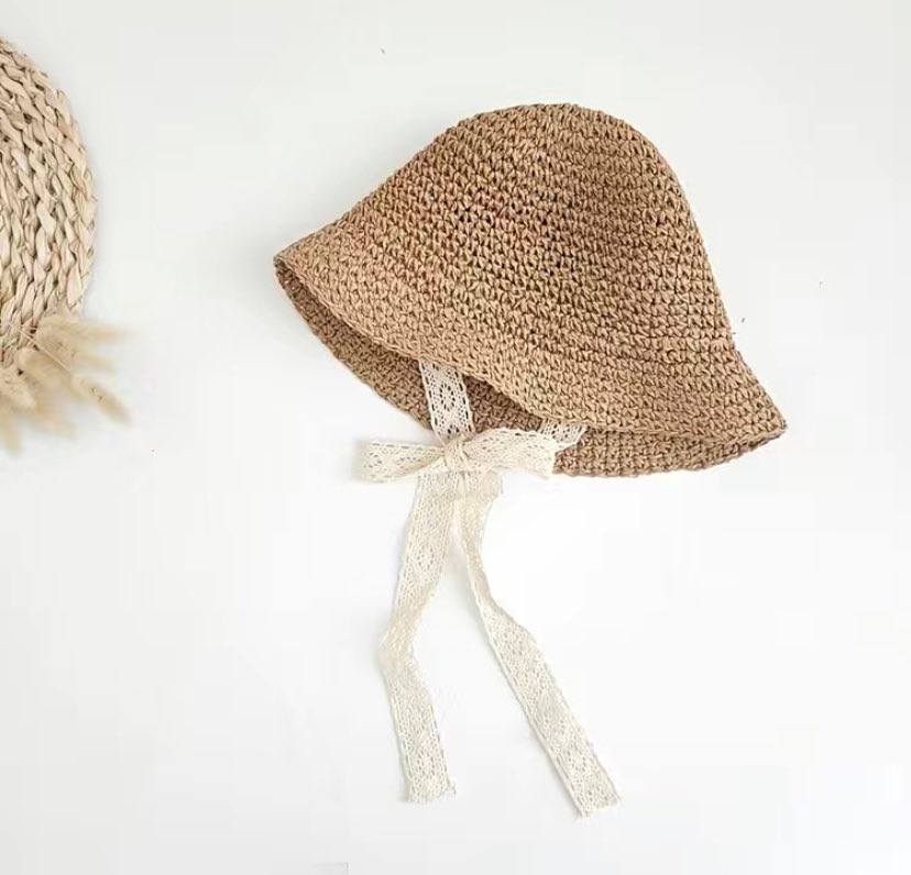 Infant/Toddler Soft Straw Sun Hats